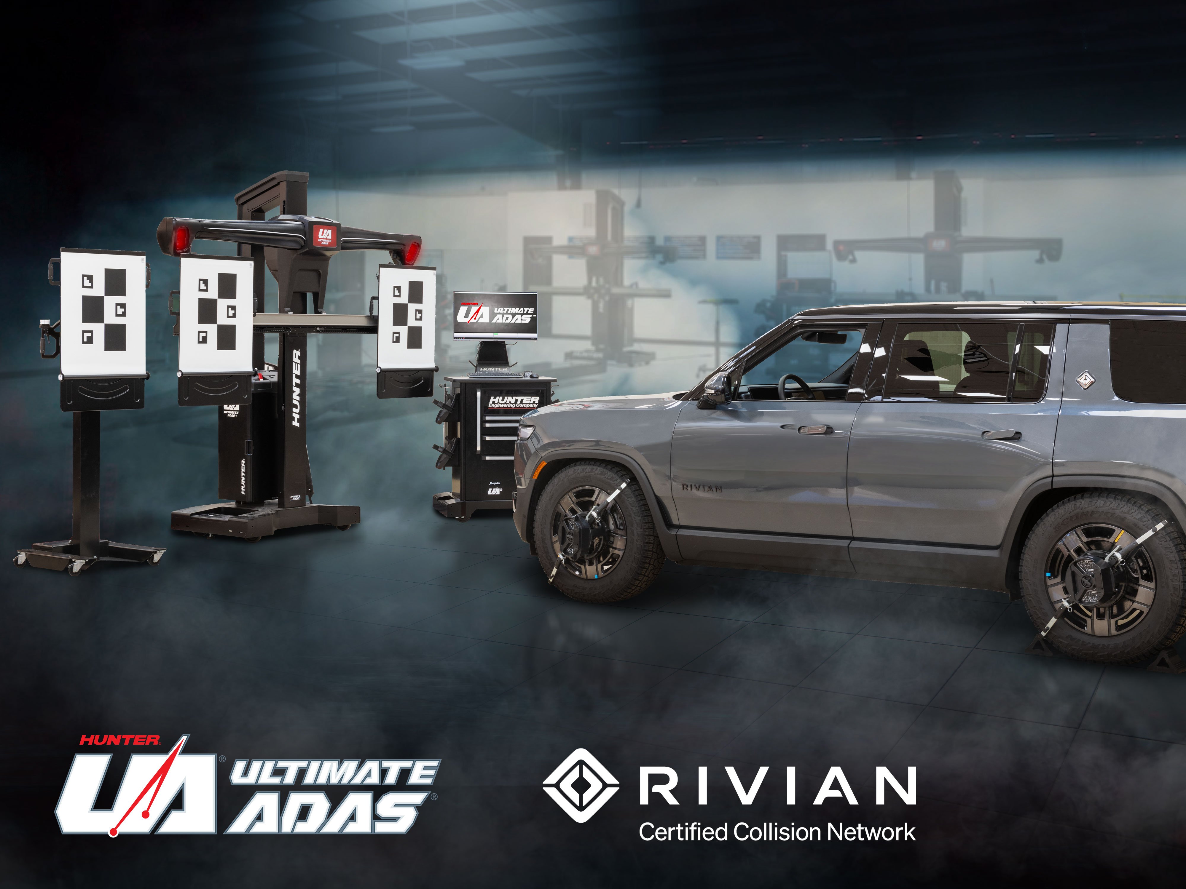 Hunter Engineering receives Rivian approval for Ultimate ADAS® alignment and calibrations system