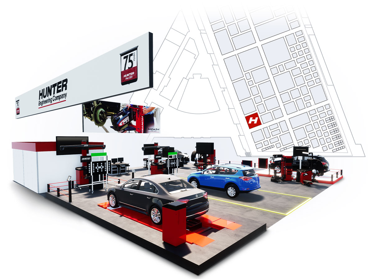 hunter at ces 2022 booth location