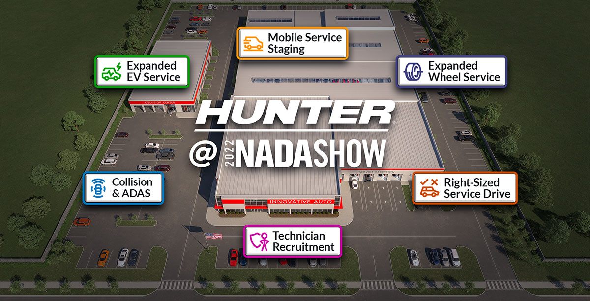hunter engineering dealership of the future at nada show 2022