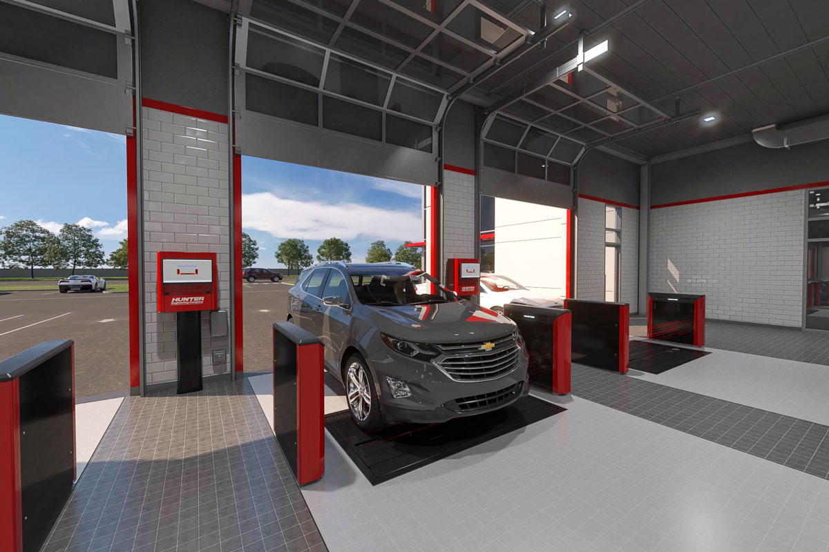 hunter dealership of the future service drives