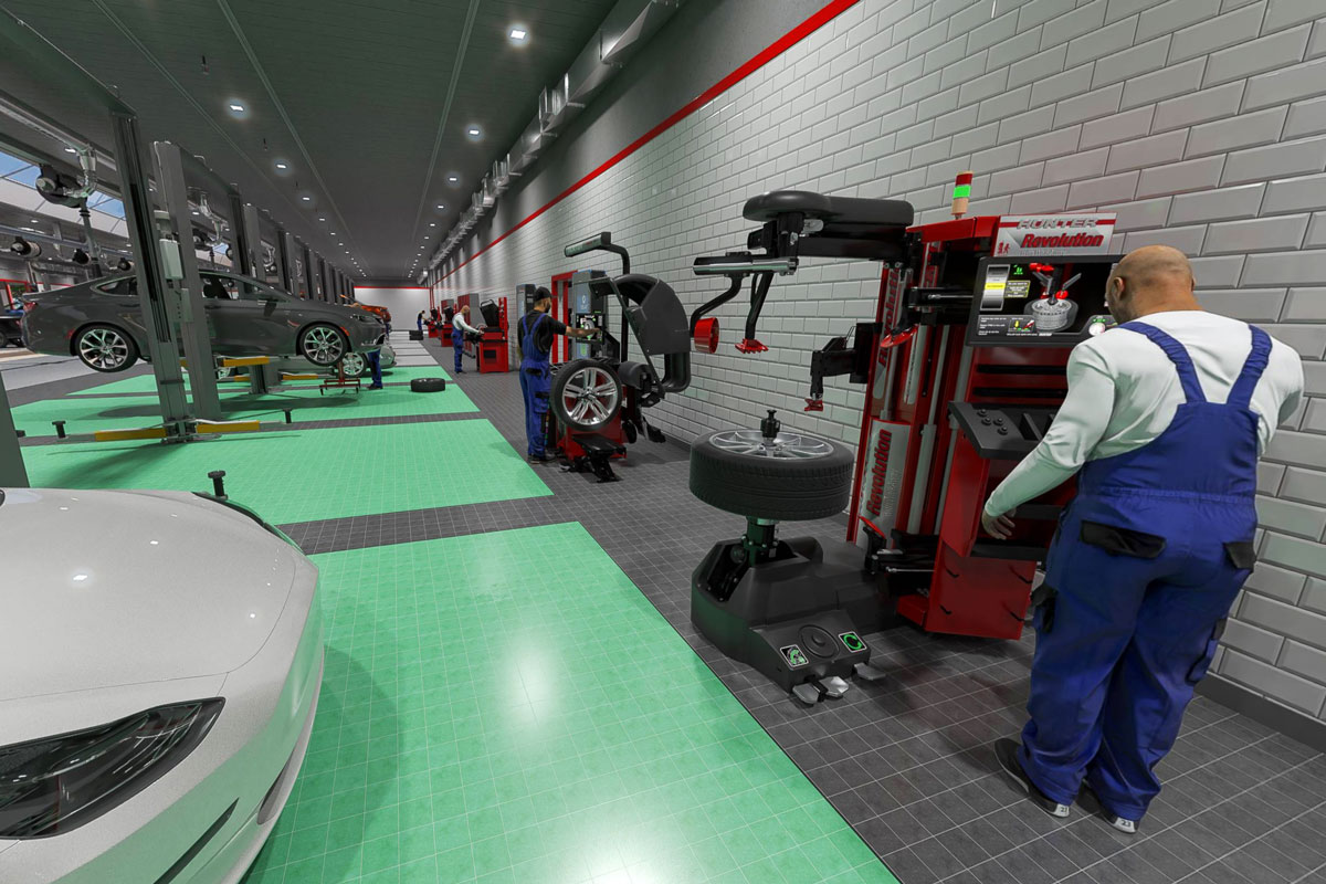 hunter dealership of the future expanded wheel service