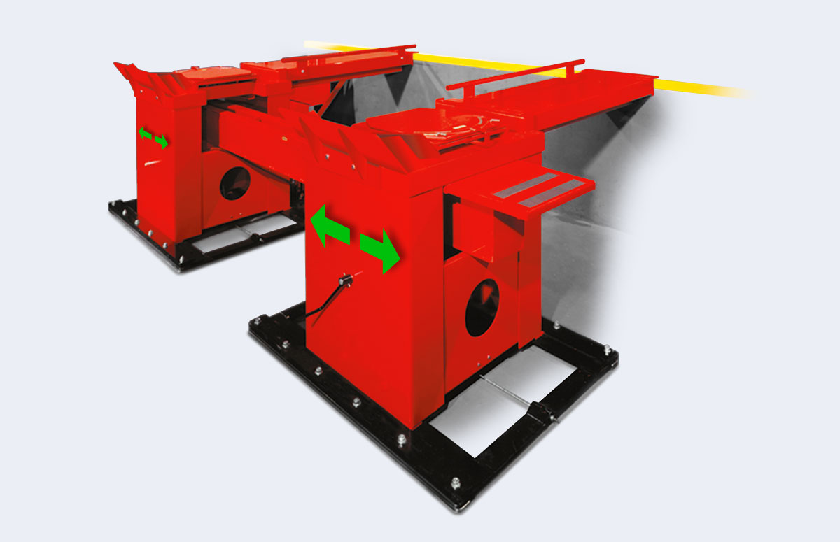 Heavy-Duty Pit Racks | Hunter Engineering Company®