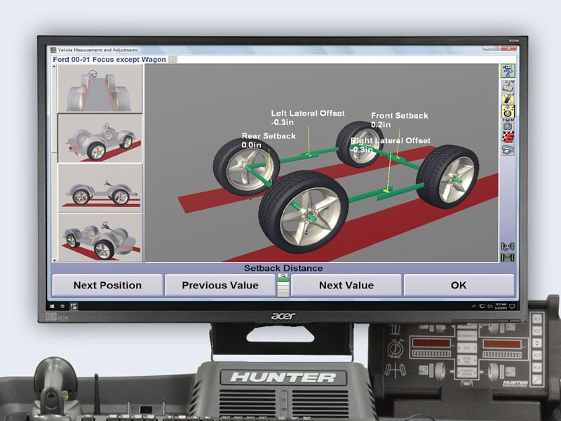 symmetry angle measurements on hunter winalign software
