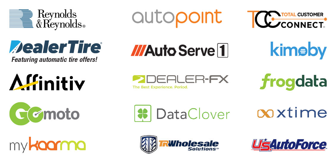 Connected Equipment Auto Dealer Logos