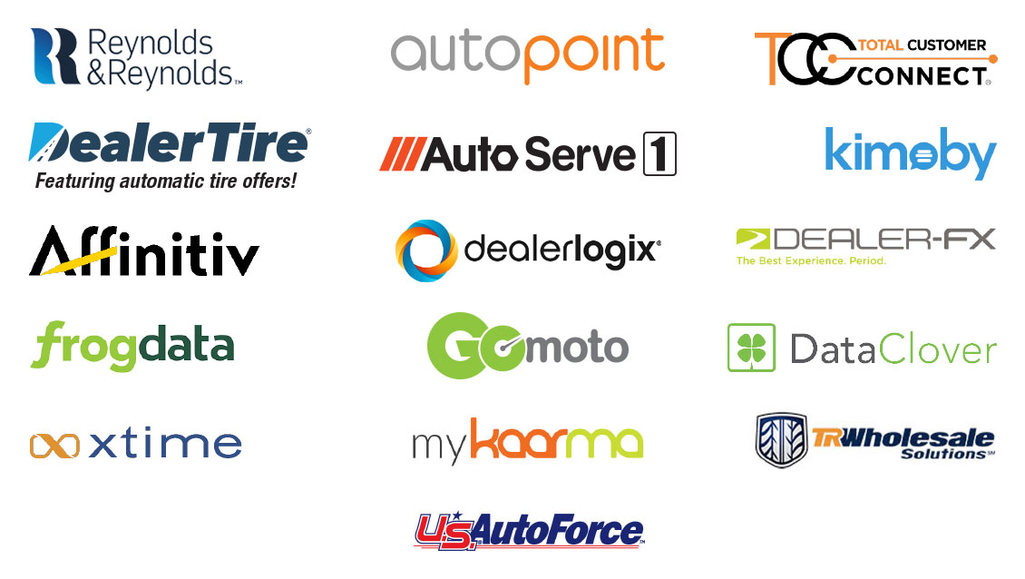 Connected Equipment Auto Dealer Logos