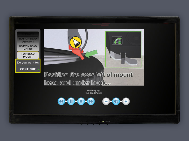 Revolution™ WalkAway™ Tire Changer Hunter Engineering Company®