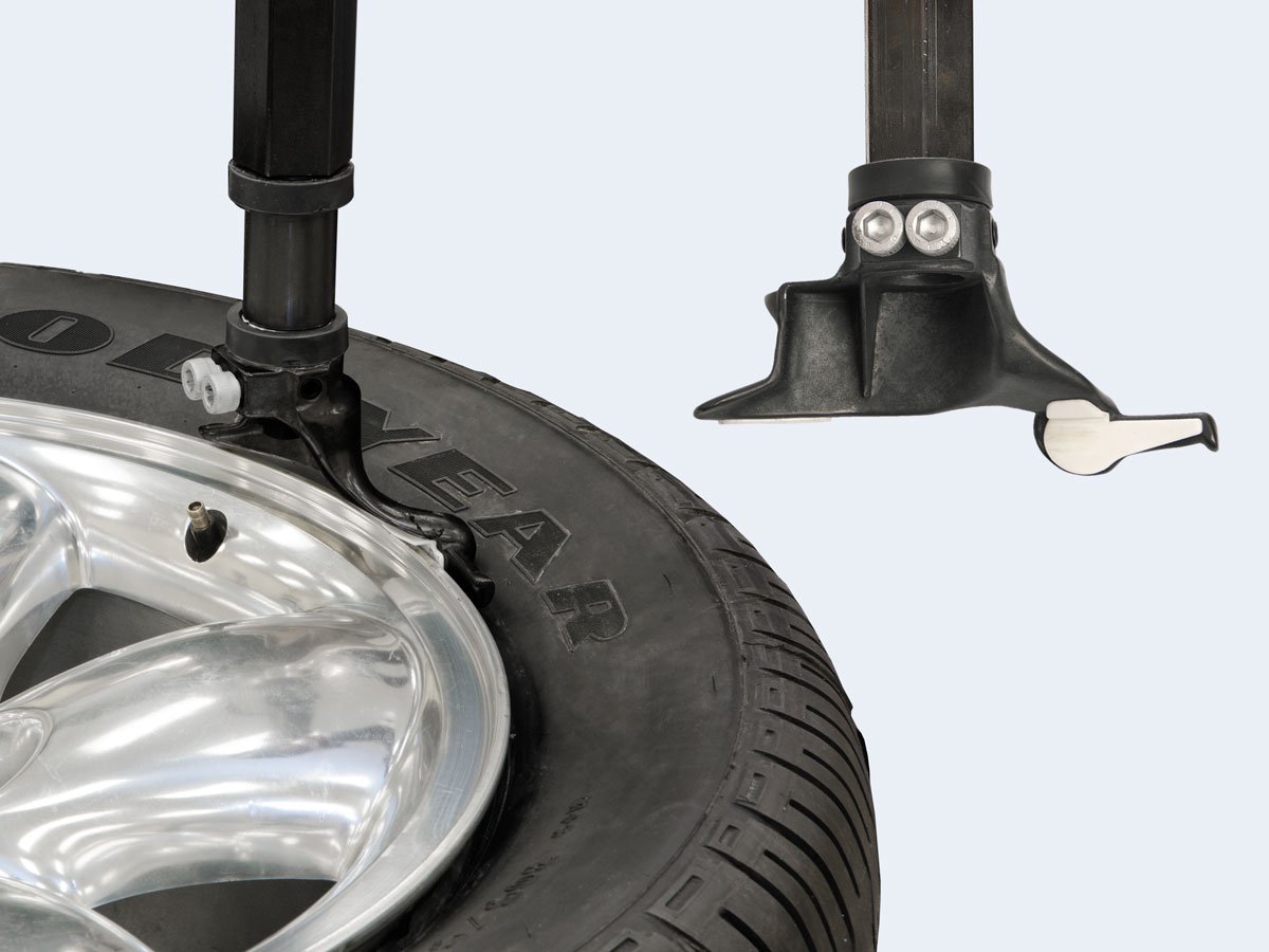 hunter tire changer steel mount head