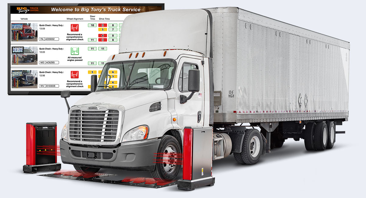 hunter quick check commercial unmanned truck inspection