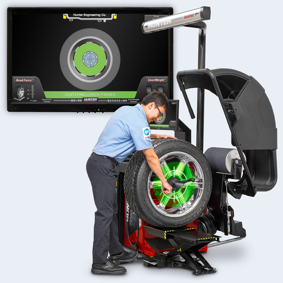 Road Force® Elite Wheel Balancer Hunter Engineering Company®