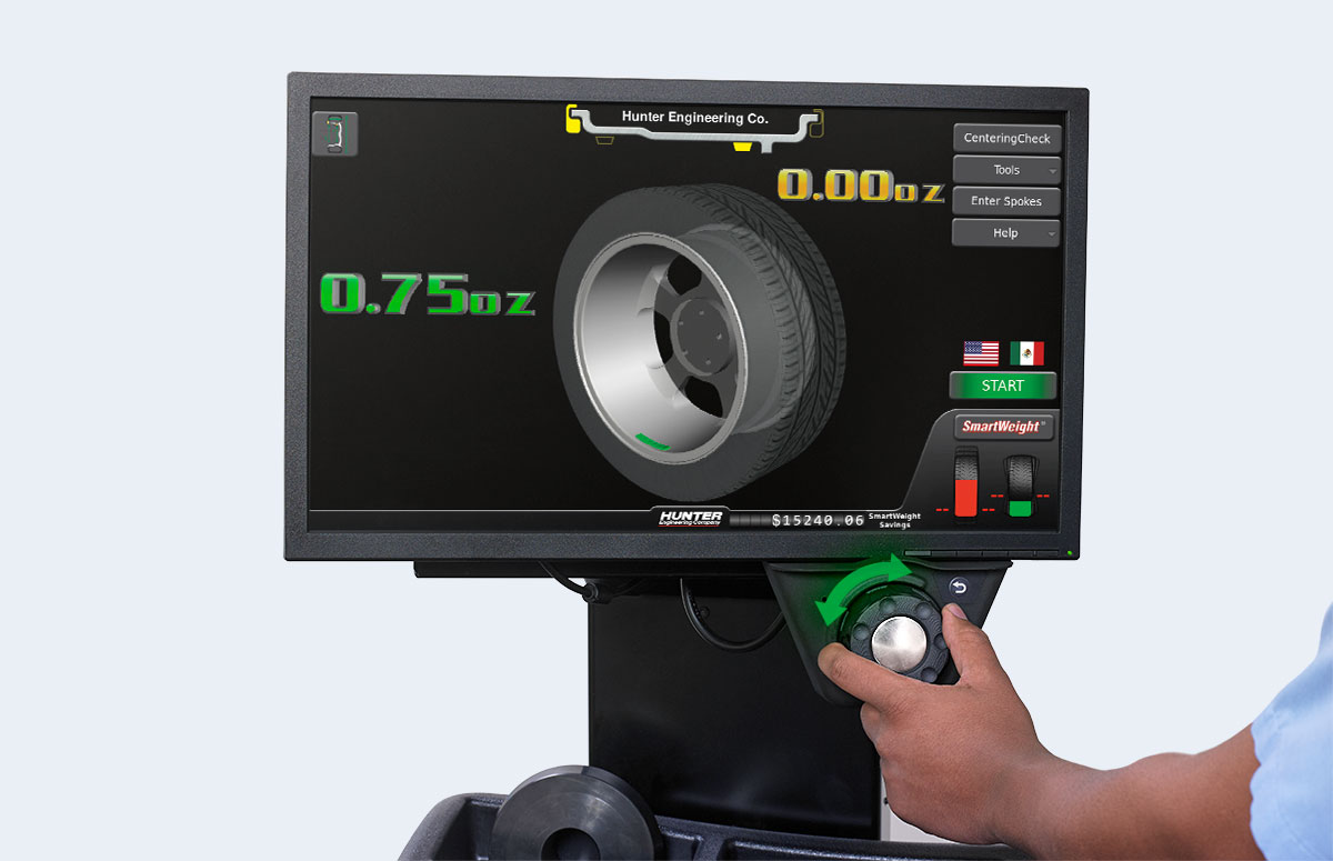 SmartWeight® Wheel Balancers Hunter Engineering Company®