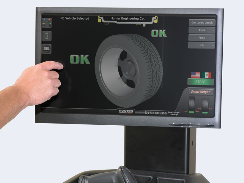 SmartWeight® Wheel Balancers Hunter Engineering Company®