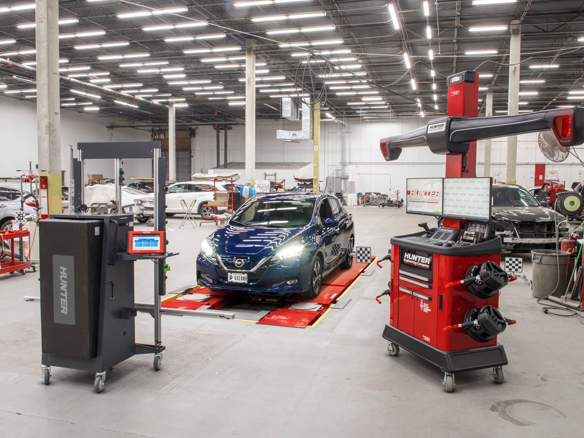 hunter adas calibrations in shop