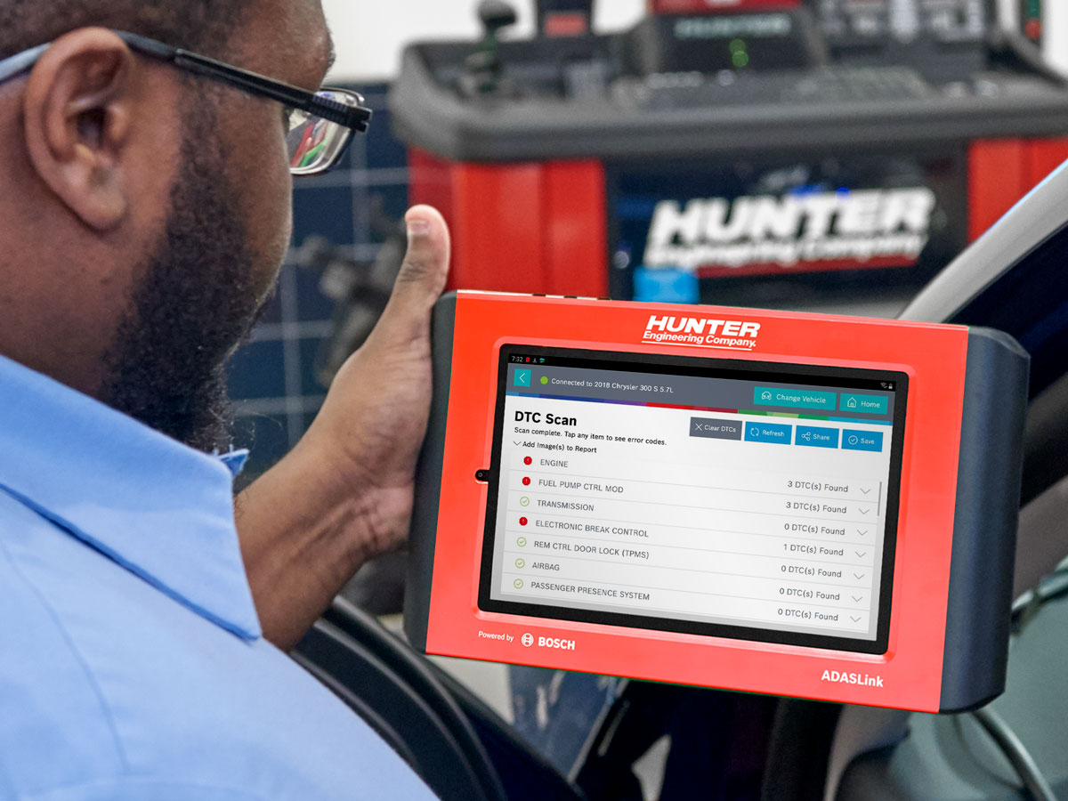 hunter adas calibration training