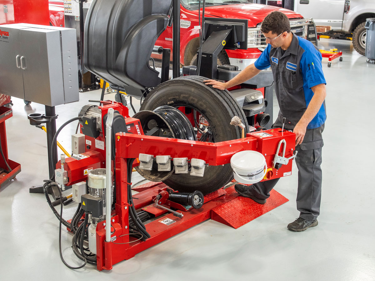 hunter heavy-duty tire changers