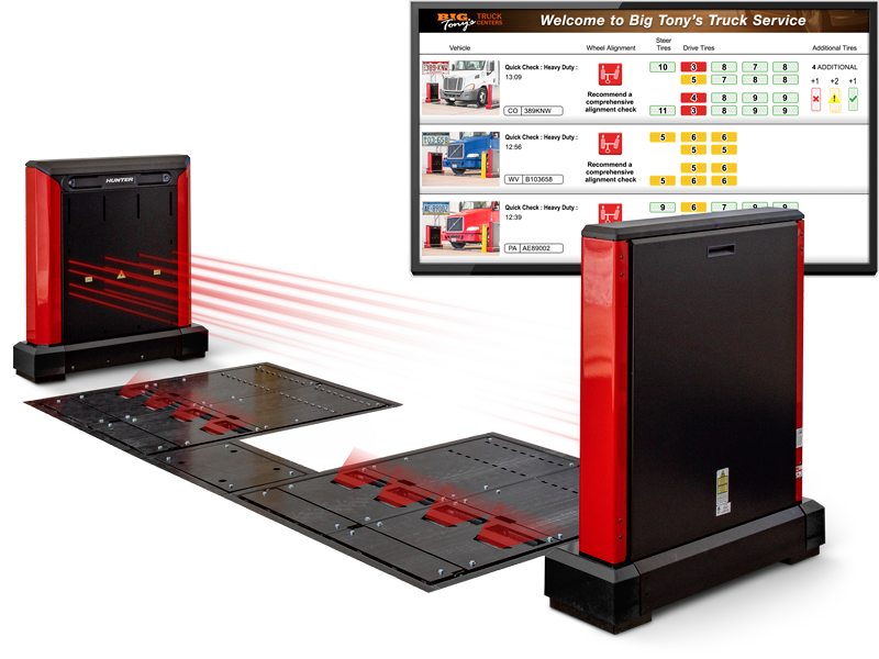 hunter quick check commercial truck inspection system